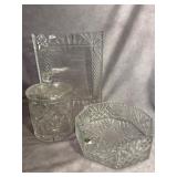 Three Lead Crystal Decor Pieces