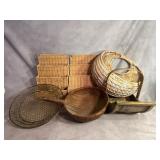 Decorative Wicker and Wire Baskets