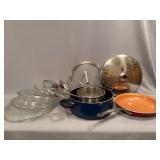 Cookware Lot with Lids and Pans