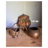Irish Copperware Set with Decorative Accents