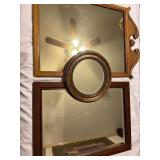 Three Decorative Wall Mirrors