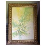 Floral Painting by Alice Woodrom, 1985