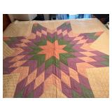 Handmade Patchwork Star Quilt