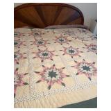 Patchwork Quilt by Arch Quilts, 100x90 in.