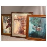 Three Framed Art Prints
