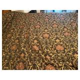 Ornate Floral Patterned Bedspread & Blankets