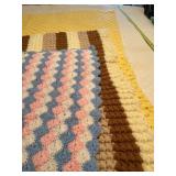 Three Handmade Crochet Blankets