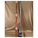 Stanley Spirit Level, Irwin Clamp, and Hand Saw