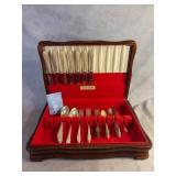Community Silverplate Flatware Set in Chest