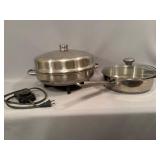 Farberware Electric Skillet and WearEver Pan