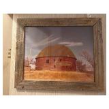 Framed Photograph of a Barn by Phil Blagg