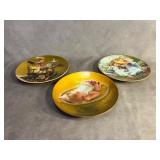 3 Collector Plates by Knowles and Others