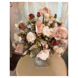 Decorative Floral Arrangement in Ornate Urn