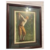 Framed Golf Print by Glen Green