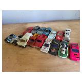 16 Unbranded Die-Cast Toy Cars