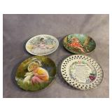 Four Decorative Collector Plates
