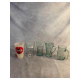 5 Coca-Cola Branded Drinking Glasses