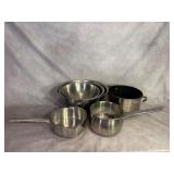 Stainless Steel Cookware and Bowls