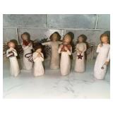 Willow Tree Figurines, Set of 7