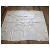 Battenberg Lace Cutwork Cotton Tablecloth