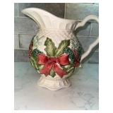 Brother Sister Spirit of Christmas Pitcher