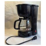 Black 5-Cup Drip Coffee Maker