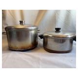 Farberware and Revere Ware Stock Pots 2 Pcs