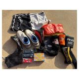 Golf Accessories Lot Headcovers Balls and Shoes