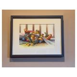 Sharon Pedersen Vintage Toys Print Framed