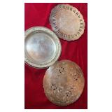 Three Silver Plate Trivets: Gorham and