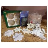 Glass Ornaments and Holiday Decor Lot