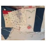 Tablecloths and Table Runner Linens Lot