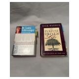 Two Inspirational Christian Books Hardcover