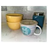 HomeTrends Bowls, Hot Stuff Mug, Mainstays Te