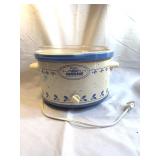 Rival Crock-Pot Blue Floral Slow Cooker 5 Qt