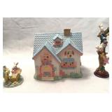 Three Ceramic Easter Bunny Figurines