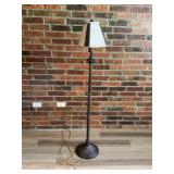 Bronze-Finish Metal Floor Lamp with Shade