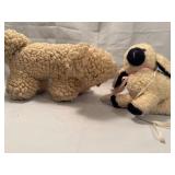 Plush Lamb and Dog Toys