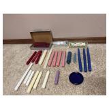 Assorted Taper and Pillar Candles Lot