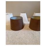 Four Assorted Fabric Lampshades