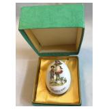 Royal Bayreuth Easter 1980 Porcelain Egg