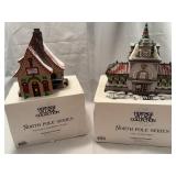 Dept 56 North Pole Popcorn House and Hall