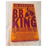 BB King 1999 North American Tour Poster