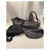 Leather and Nylon Bags Lot of 4