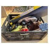 Crate of Car Care and Detailing Supplies