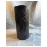 Pottery Barn Ceramic Bark Vase, Faux Bois