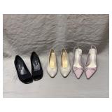 Three Pairs Women's Dress Shoes Size 7