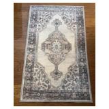 Oriental Style Medallion Accent Rug 48 x 28