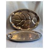 Oval Metal Serving Platters