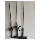 Lot of 3 Baitcast Combos - Shimano Abu Garcia